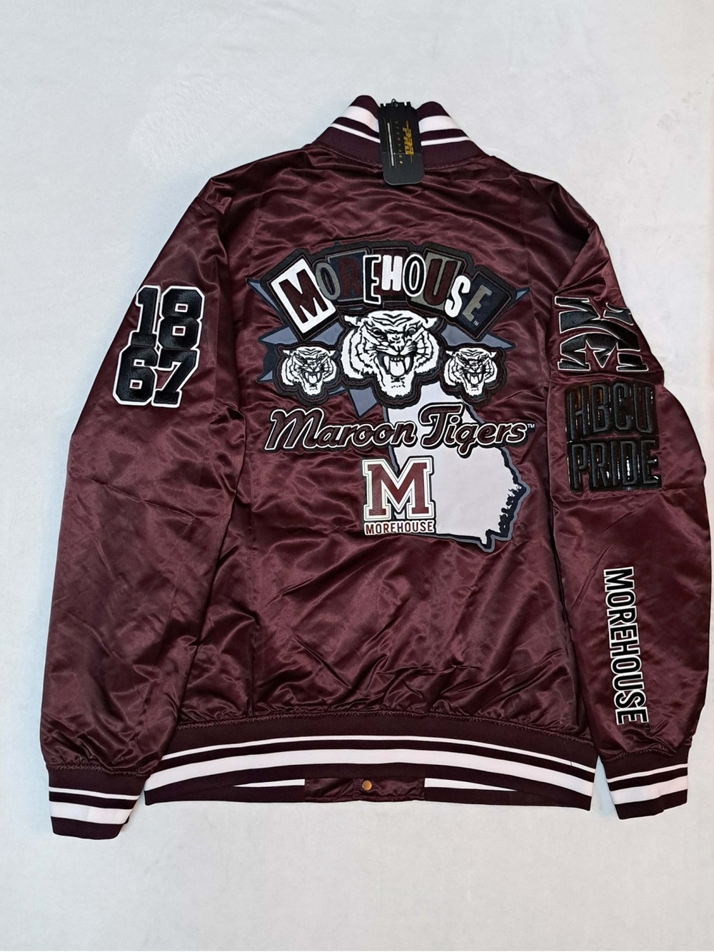 Morehouse College Homecoming Rib Satin Jacket - Pro Standard - Men's size XXL